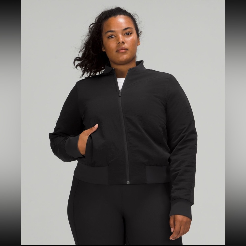 Lululemon Reversible Bomber Jacket (Black)